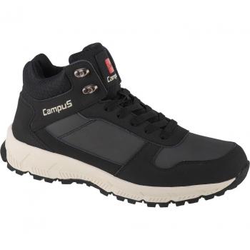 Campus Norden Heren Gecoate Leren Trekkingschoenen 41 Zwart