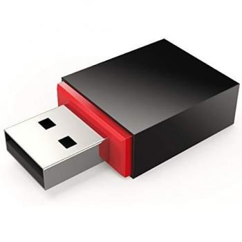 Tenda 300Mbps Mini Wireless N Adaptador USB Compatible con Windows XP/7/8/8.1/10, Mac OSS 10.6-10.12, Linux OS, e Ideal para Raspberry Pi/Pi2, Plug&Play en Windows 10