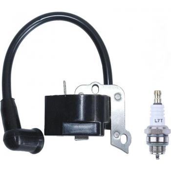 Bobine d'allumage YMYNY pour débroussailleuse FS38 FS45 FS46 FS55 FC55 HL45 KM55 avec 1 bougie, pièces de rechange durables