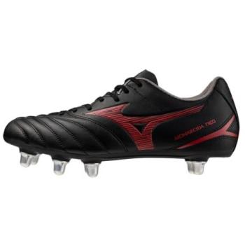 Chaussures de Rugby Mizuno Monarcida Neo III SI - Taille 9 1/2 UK, Noir et Rouge