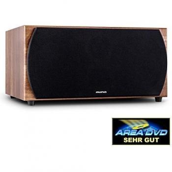 Auna Linie 501 SW Active Subwoofer 500W Walnut Finish