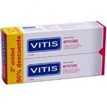 Vitis Encías Pasta Dentífrica con Flúor 150 ml (Duo Pack de 2)