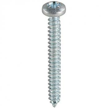 Zinc Coated Pan Head Pozi Self-Tapping Screws 10 x 1.5 (Box of 500)