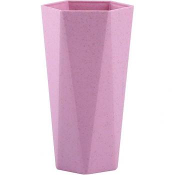Tasse de brosse à dents réutilisable incassable avec roues - Ensemble de 4 gobelets sains pour enfants et adultes, respectueux de l'environnement