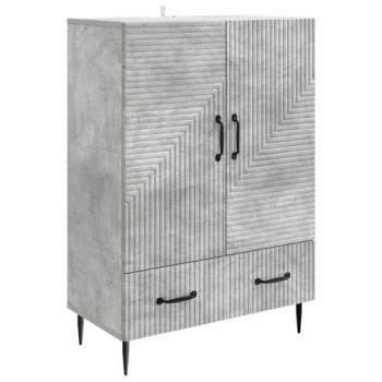 vidaXL Sideboard Betongrau 66 x 34,5 x 95 cm Holzwerkstoff