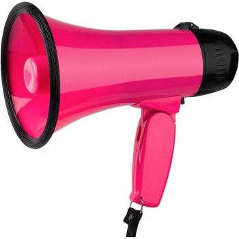 Portable Handheld Megaphone Speaker with Recording and Tour Guide Functionality