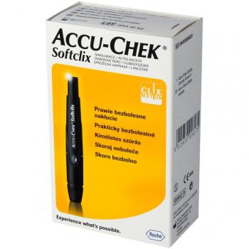Accu-Chek Softclix Lancing Device Kit with 25 Lancets