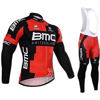 Mens invierno térmica viento bicicleta ciclo Ciclismo Bib Mallas Pantalones Cortos Pantalones Acolchado Mangas Largas Chaqueta Jersey conjuntos?, hombre, color Color 1, tamaño XL