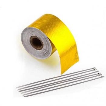 Ruban isolant thermique universel en aluminium pour échappement automobile