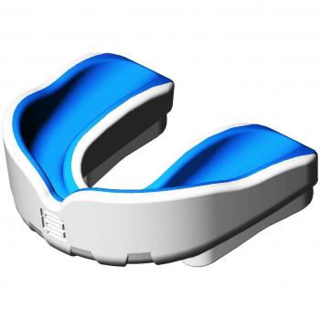 Makura Ignis Pro Junior Gum Shield - White/Blue Mouthguard