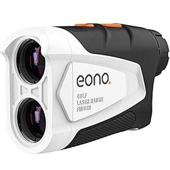 Amazon Brand - Eono Range Finder Golf, 600 M Golf Range Finder with Slope Compensation, Flag-Lock, Scan Mode, Horizontal Distance,Speed for Range Finder Shooting, ±0.5 M Accuracy, 6X Magnification