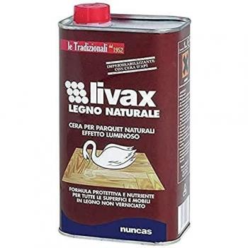 LIVAX Nuncas Legno Naturale Cera superfici Non verniciate - 1000ml