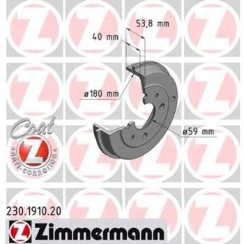 ZIMMERMANN 230.1910.20 Brake Disc
