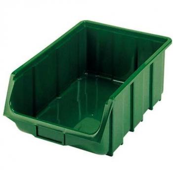 Kaiser Kraft Sichtlagerkasten PP 505x333x187 mm grün, 4er Set