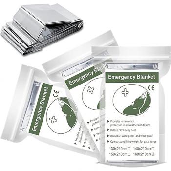 Feuille d'aluminium isolante portable pour protection thermique et prévention des catastrophes