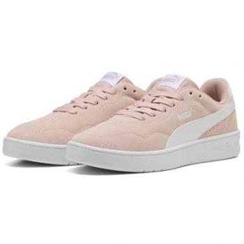 Zapatillas Court Lally Suede Mujer PUMA Rosa Cuarzo Blanco Pink 38