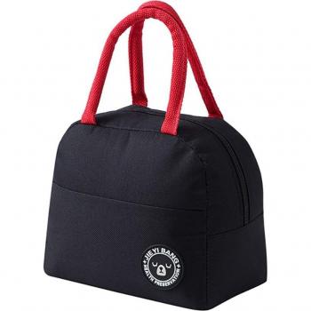 Insulated Canvas Lunch Bag Bento Box - Portable Thermal Cooler Tote for School & Travel