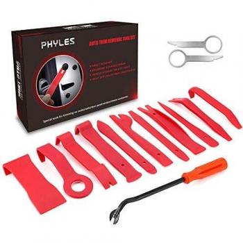PHYLES Auto Trim Removal Tool, 14 Pieces Door Panel Removal Tools for Dash Center Console Installation and Remover