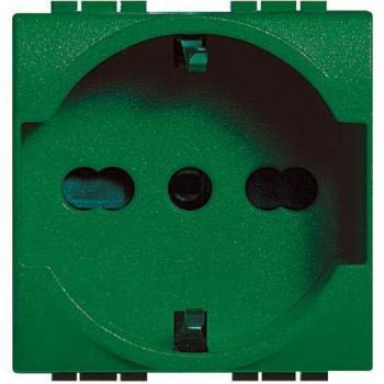 German/Italian Schuko and Bipasso Socket 2P+T 16A 250Vac - L4140X16V