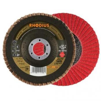 Disque à lamelle Rhodius JUMBO SPEED G 125 x 22,23 mm K60 - Lot de 10 pièces