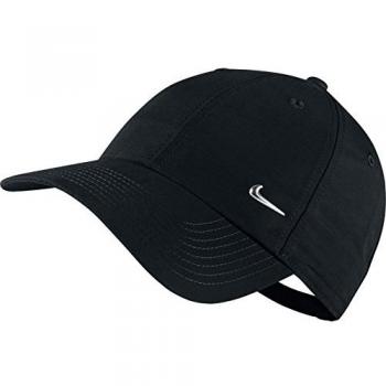 Nike Metal Swoosh Heritage 86 Cap, Black, One Size