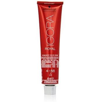 Tinta Permanente Schwarzkopf Igora Royal 4-88 Castaño Médio Vermelho Extra 60 ml