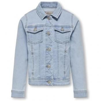Kids ONLY Konsara Hellblaue DNM Jeansjacke NOOS für Mädchen - 146 bis 164