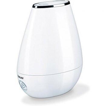 Beurer LB 37 Humidificateur d'air avec atomisation ultrason microfine, mode nuit, silencieux, fonction diffuseur d'arômes, couleur blanc