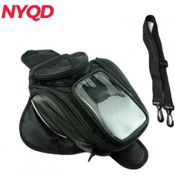 Sac de réservoir magnétique Oxford étanche pour moto avec grand écran, bagages de voyage extérieur