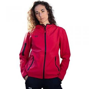 Giacca Softshell 42k Running Uomo Rossa