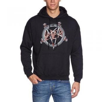 Hoodie Masculino Slayer - Pentagrama - ROCK OFF S