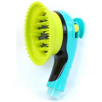 Soft Rubber Massage Shower Head Pet Bath Sprayer for Dogs and Cats
