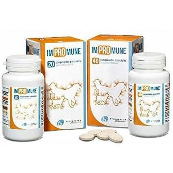 Bioiberica Impromune Suplemento Alimentar para Reforço do Sistema Imunitário em Cães e Gatos - 20 Comprimidos