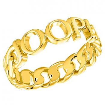 JOOP! Damenring 925er Silber Goldfarben Gr. 58