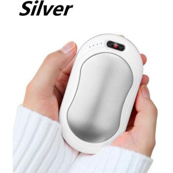 Portable USB Rechargeable Hand Warmer Power Bank 10000mAh Double-Sided Fast Heating Multifunctional Winter Heater