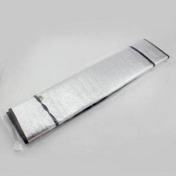 Pare-soleil avant de voiture en aluminium isolant à simple face