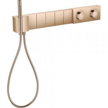 Modulo Termostatico Hansgrohe AXOR Edge 680/100 Incasso per 5 Utenti, Colore: Oro Rosso Lucido
