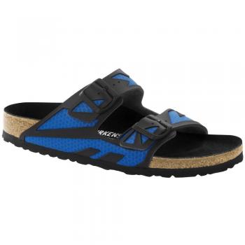 BIRKENSTOCK Arizona Rubberized Herren Pantoletten Rubberized Blue, EU 44