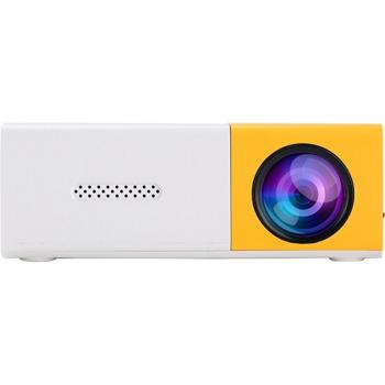Portable LED Projector 400 Lumens Mini 720P 1080P with Built-in Speaker and Remote Control for Home Theater Entertainment