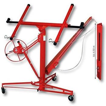 KIT: Lève panneaux, lève plaques de plâtre XXL 350cm + 140cm Extension bar max 465cm 68kg