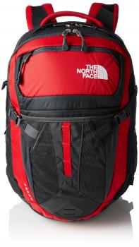 North Face Recon Backpack - Red/Grey/TNF Red/Asphalt Grey, One Size