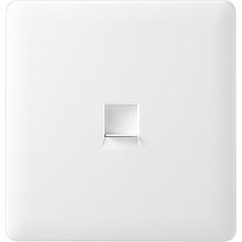 Model 86 Cat6 Network Panel Information Panel with Six Module Types, RJ45 PC Socket, Available in White, Black, and Gold