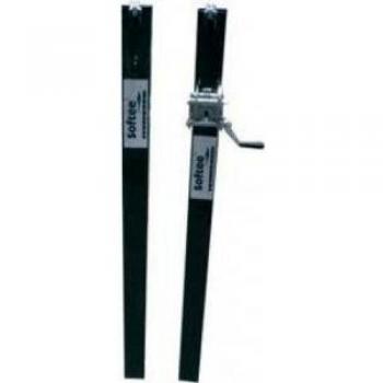 Lot de 2 poteaux de padel fixes carrés 80 x 80 mm Softee Equipment