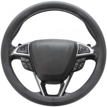 SEG Direct Pelle Microfibra Coprivolante Copertura Volante Nero 37-39cm