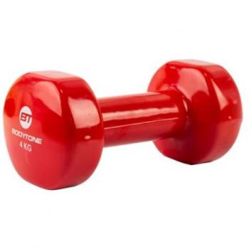 Mancuernas de Vinilo Bodytone 4 kg (2 unidades) - Color Rojo