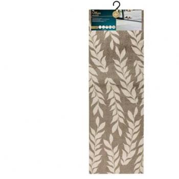 JVL Machine Washable Mega Entrance Runner - 57x150cm, Brown Leaves
