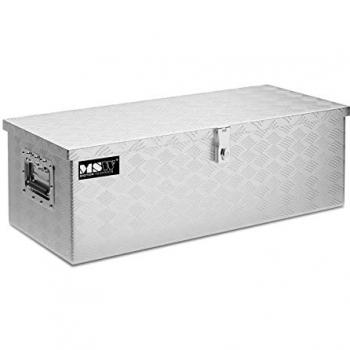Aluminium Werkzeugkiste 48L mit Schloss - 76 x 35 x 25,5 cm