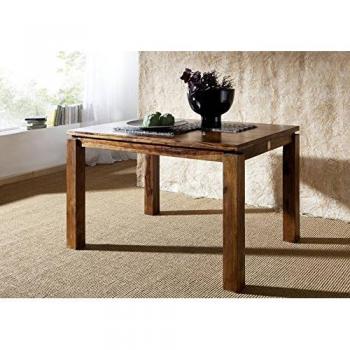 Tavolo da pranzo in legno di Sheesham laccato miele 90x90cm METRO LIFE 151