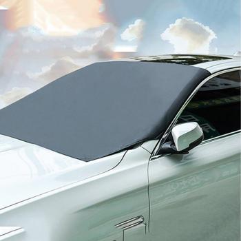 Magnetic Half Cover for Car Windshield - Snow and Sun Protection