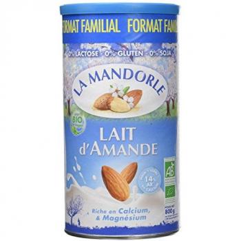 Leite de Amêndoa em Pó Bio e Vegano - Formato Familiar 800g